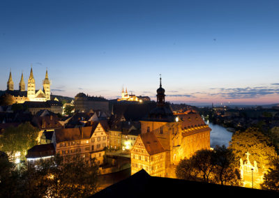 Abendlicher Blick über Bamberg - Faszination Weltkulturerbe